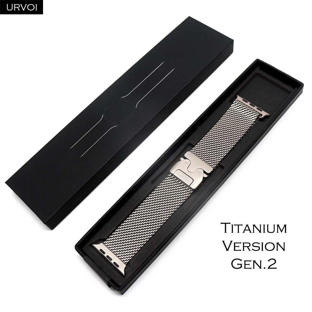 URVOI Titan-Milanese-Armband f – Mesh Coil Strip Bewertung und Preis