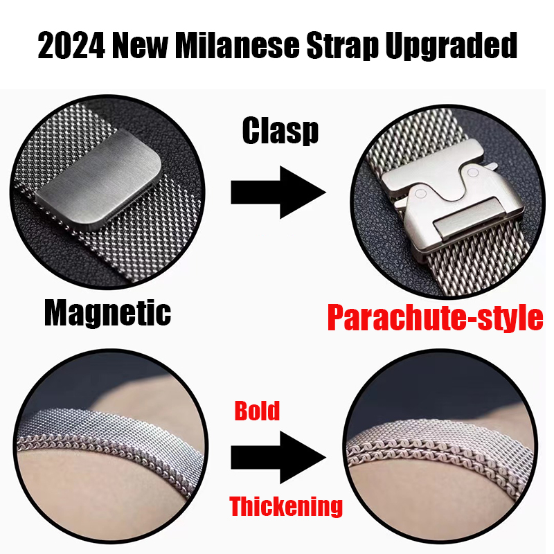 Milanaise-Armband für Apple Wa – Mesh Coil Strip Bewertung und Preis